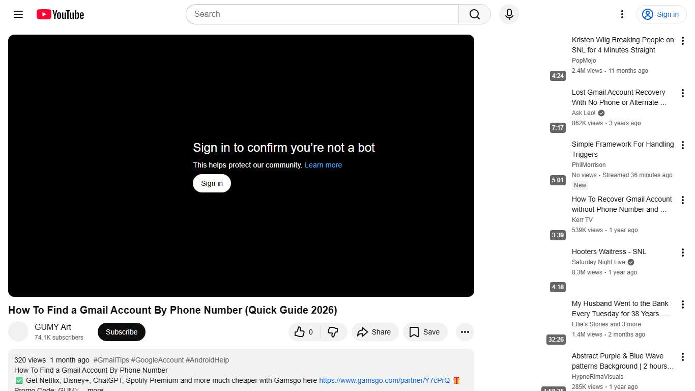 How To Find a Gmail Account By Phone Number (Quick Guide 2026) - YouTube